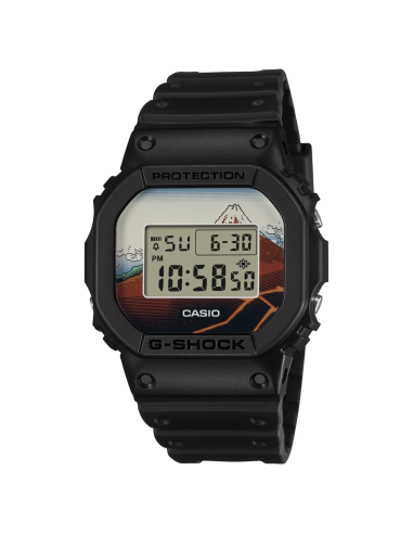 Casio G-Shock DW-5600KHSH25-1JR JDM Special Edition  Hokusai Sanka Hakuu Kurofuji