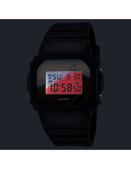 Casio G-Shock DW-5600KHSH25-1JR JDM Special Edition  Hokusai Sanka Hakuu Kurofuji