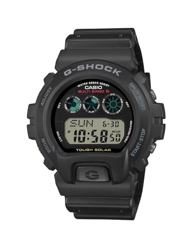 Casio G-Shock GW-6900U-1JF JDM Multiband 6 200m WR resistente a los golpes Super Illuminator