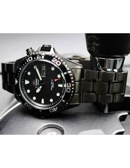 buceo hombre automático Orient TAA02003B RAY RAVEN II 41.5mm baño iones