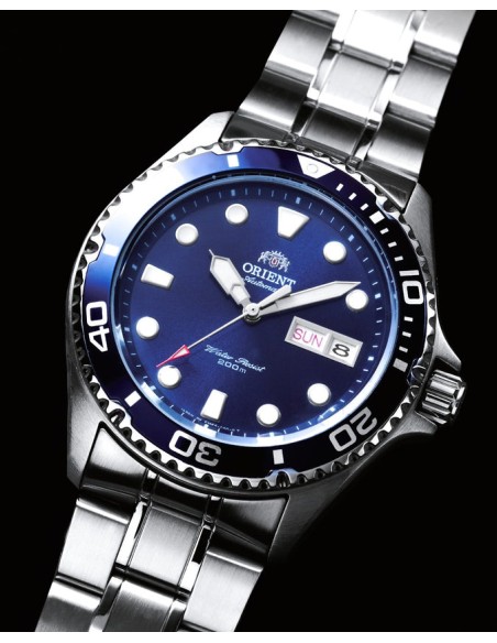 automático buceo hombre Orient Mako Ray II "Deep Blue" TAA02005D 41.5mm 200m