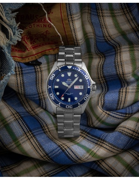 automático buceo hombre Orient Mako Ray II "Deep Blue" TAA02005D 41.5mm 200m