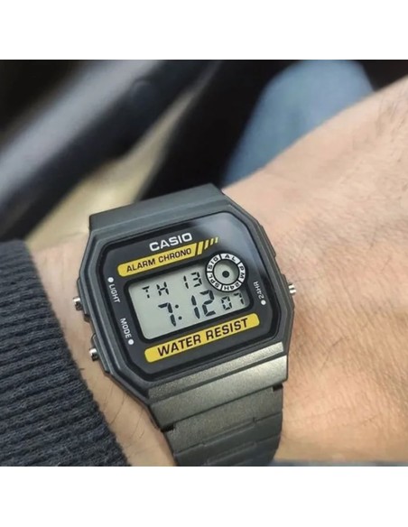 reloj clásico digital Casio F-94WA-9HDG 38,2 × 33,2 × 8,5 mm 7 años batería