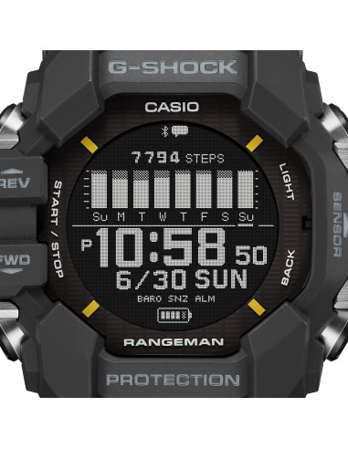 solar GPS Bluetooth Casio G-Shock Master of G Rangeman GPR-H1000-1JR 60.6 × 53.2 × 20.3 mm