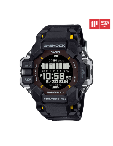 solar GPS Bluetooth Casio G-Shock Master of G Rangeman GPR-H1000-1JR 60.6 × 53.2 × 20.3 mm