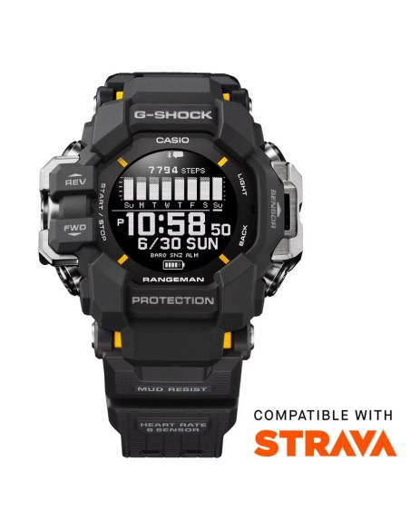 solar GPS Bluetooth Casio G-Shock Master of G Rangeman GPR-H1000-1JR 60.6 × 53.2 × 20.3 mm