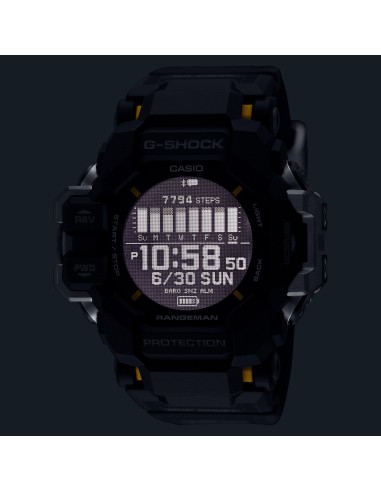 solar GPS Bluetooth Casio G-Shock Master of G Rangeman GPR-H1000-1JR 60.6 × 53.2 × 20.3 mm