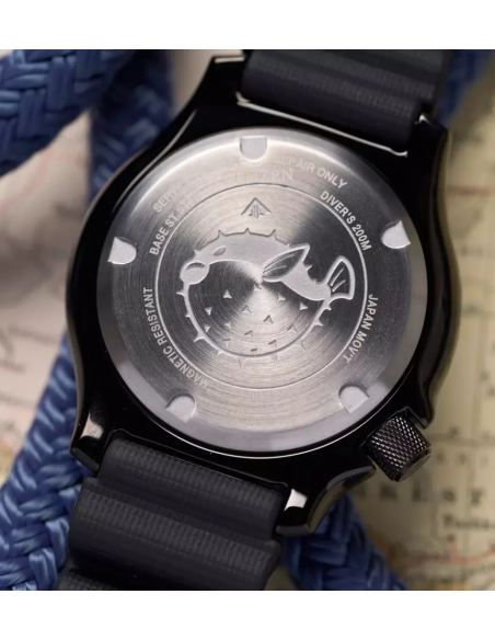 automático buceo hombre Citizen Fugu NY0158-09L 44mm 200m WR cristal de zafiro