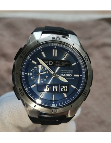 solar radiocontrol Casio WaveCeptor WVA-M650-2AJF  JDM 48.8 × 43.5 × 14.5 mm 100M