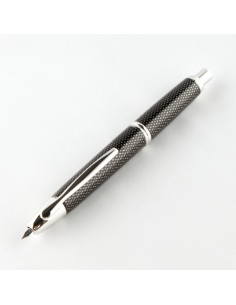 Pilot Capless "Kasuri" (Carbonesque) FCN-2MR-KB-M JDM  Plumín de Oro Gold Nib 18K 2