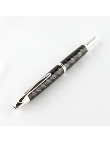 Pilot Capless "Kasuri" (Carbonesque) FCN-2MR-KB-M JDM  Plumín de Oro Gold Nib 18K