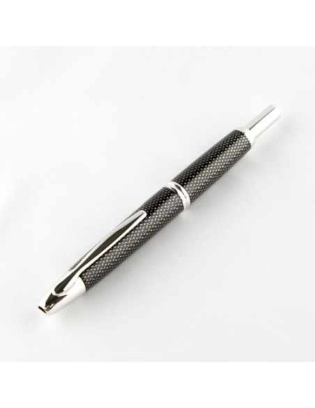 Pilot Capless "Kasuri" (Carbonesque) FCN-2MR-KB-M JDM  Plumín de Oro Gold Nib 18K