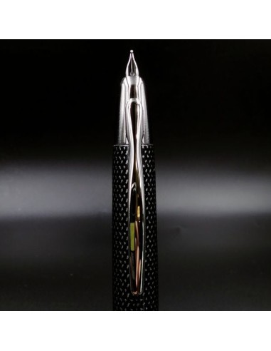 Pilot Capless "Kasuri" (Carbonesque) FCN-2MR-KB-M JDM  Plumín de Oro Gold Nib 18K