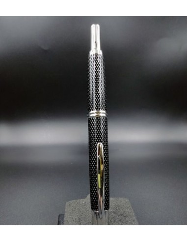 Pilot Capless "Kasuri" (Carbonesque) FCN-2MR-KB-M JDM  Plumín de Oro Gold Nib 18K