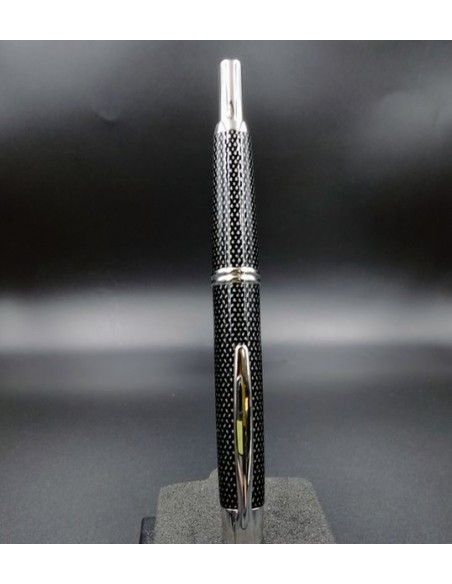 Pilot Capless "Kasuri" (Carbonesque) FCN-2MR-KB-M JDM  Plumín de Oro Gold Nib 18K