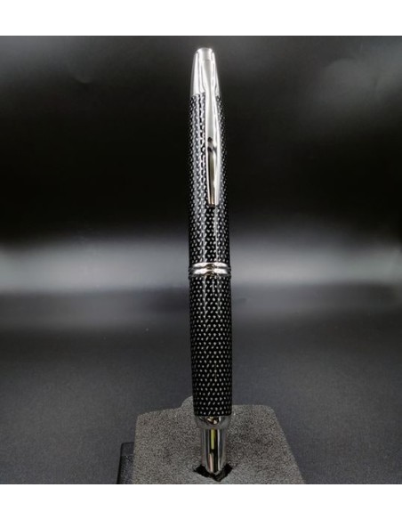 Pilot Capless "Kasuri" (Carbonesque) FCN-2MR-KB-M JDM  Plumín de Oro Gold Nib 18K