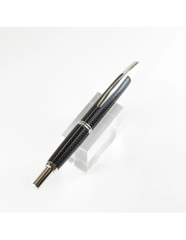 Pilot Capless "Kasuri" (Carbonesque) FCN-2MR-KB-M JDM  Plumín de Oro Gold Nib 18K