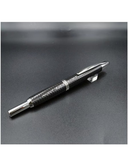 Pilot Capless "Kasuri" (Carbonesque) FCN-2MR-KB-M JDM  Plumín de Oro Gold Nib 18K