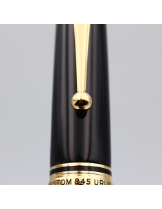 Pilot Custom 845 Urushi  FKV-5MR-B-M JDM - Ebonita Negra - Plumín Oro 18K 2