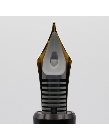 Pilot Custom 845 Urushi  FKV-5MR-B-M JDM - Ebonita Negra - Plumín Oro 18K