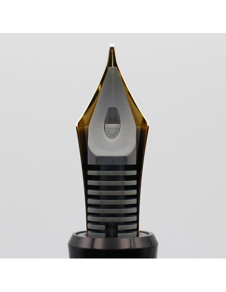 Pilot Custom 845 Urushi  FKV-5MR-B-M JDM - Ebonita Negra - Plumín Oro 18K