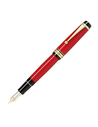 Pilot Custom 845 Urushi  FKV-5MR-R-M JDM - Vermilion (Rojo Bermellón) - Ebonita y Oro 18K
