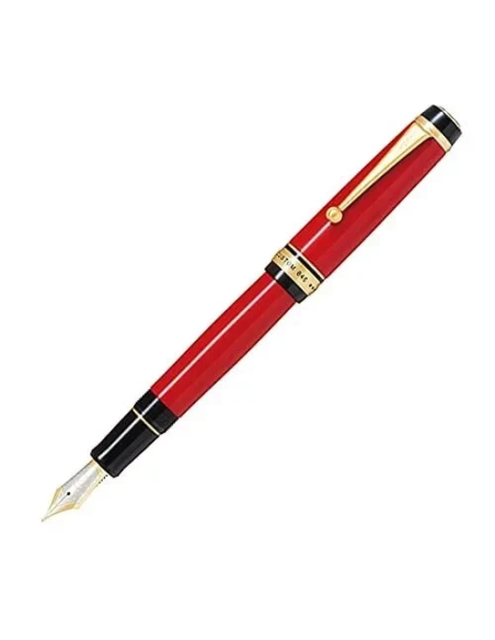 Pilot Custom 845 Urushi  FKV-5MR-R-M JDM - Vermilion (Rojo Bermellón) - Ebonita y Oro 18K