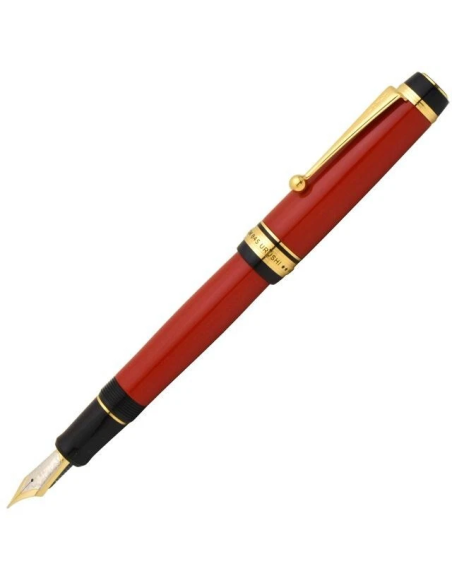 Pilot Custom 845 Urushi  FKV-5MR-R-M JDM - Vermilion (Rojo Bermellón) - Ebonita y Oro 18K
