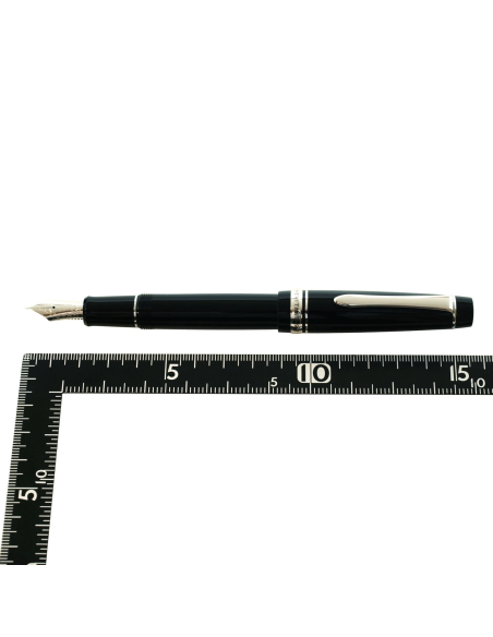 Pilot Custom Heritage 912   FKVH-2MR-B-M - Negro / Rodio - Plumín Oro 14K