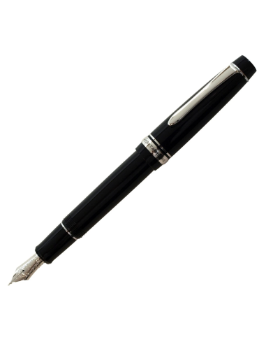 Pilot Custom Heritage 912   FKVH-2MR-B-M - Negro / Rodio - Plumín Oro 14K