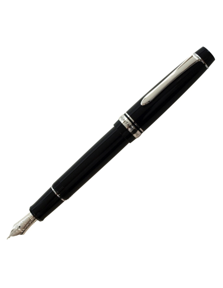 Pilot Custom Heritage 912   FKVH-2MR-B-M - Negro / Rodio - Plumín Oro 14K
