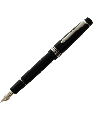 Pilot Custom Heritage 912   FKVH-2MR-B-M - Negro / Rodio - Plumín Oro 14K
