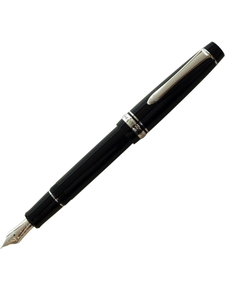 Pilot Custom Heritage 912   FKVH-2MR-B-M - Negro / Rodio - Plumín Oro 14K