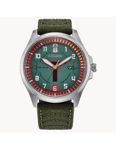 solar hombre Citizen Star Wars Boba Fett AW1418-06W 44mm 100m