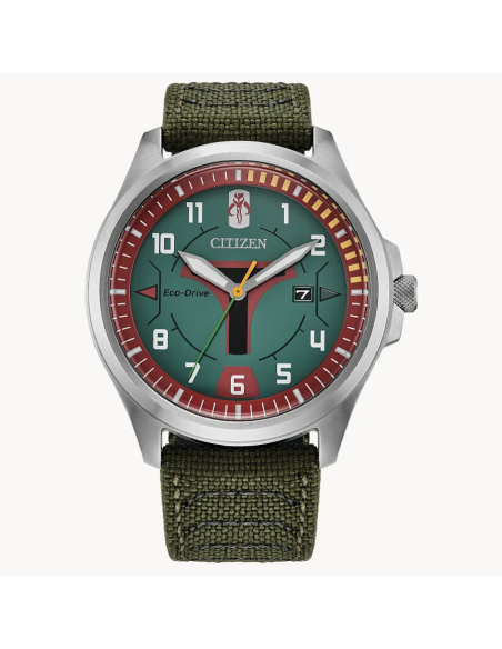 solar hombre Citizen Star Wars Boba Fett AW1418-06W 44mm 100m