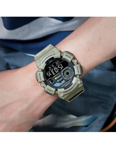 Reloj hombre deportivo Casio WS-1500H-5b Fases Lunares 10 años batería Modo Pesca