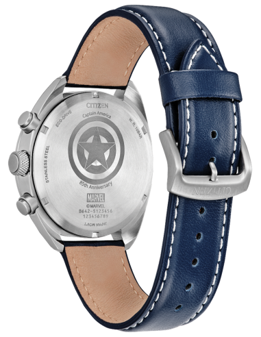 solar hombre Citizen CA7046-46W Eco‑Drive Chronograph “Captain America 85th Anniversary” 41 mm