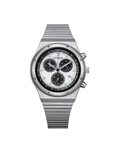 cronógrafo solar unisex Citizen Eco-Drive AT2541-54A JDM "Record Label 1984" 38mm 2