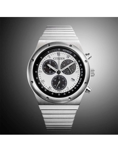 cronógrafo solar unisex Citizen Eco-Drive AT2541-54A JDM "Record Label 1984" 38mm
