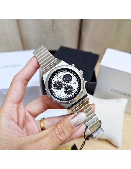 cronógrafo solar unisex Citizen Eco-Drive AT2541-54A JDM "Record Label 1984" 38mm