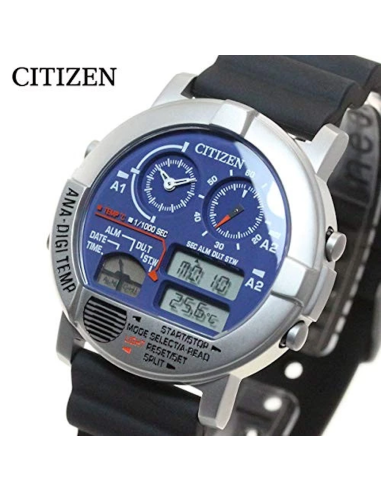 cuarzo cronógrafo Citizen Ana-Digi Temp JG0070-20L Record Label JDM 43,8Mmm