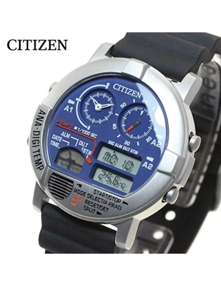 cuarzo cronógrafo Citizen Ana-Digi Temp JG0070-20L Record Label JDM 43,8Mmm