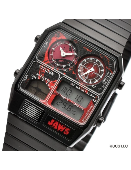 cuarzo unisex Citizen Ana-Digi Temp JG2138-60Z Record Label JDM  32.5mm– Edición Limitada