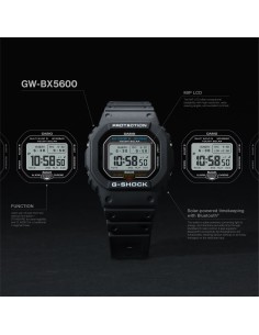 radiocontrol solar Bluetooth Casio G-Shock GW-BX5600-1JF JDM – Pantalla MIP LCD Alta Definición 2