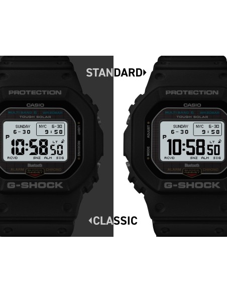 radiocontrol solar Bluetooth Casio G-Shock GW-BX5600-1JF JDM – Pantalla MIP LCD Alta Definición