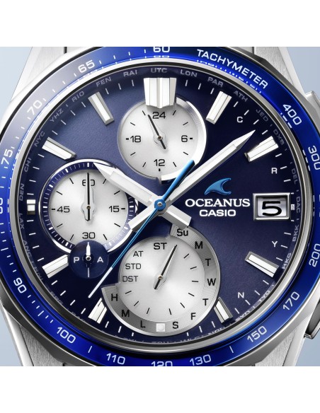 solar radiocontrol Titanio Bluetooth hombre Casio Oceanus Manta OCW-S7000F-2AJF JDM  42,8mm