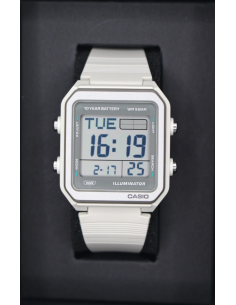 unisex digital Casio W-221H-8AJF JDM 38.4mm Hora Mundial batería 10 años 50m WR JDM 2