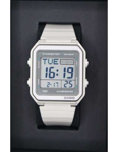 unisex digital Casio W-221H-8AJF JDM 38.4mm Hora Mundial batería 10 años 50m WR JDM
