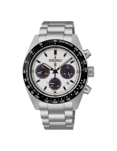 solar cronógrafo Seiko Prospex Speedtimer Solar Ivory Panda SBDL125