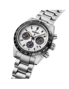 solar cronógrafo Seiko Prospex Speedtimer Solar Ivory Panda SBDL125 2